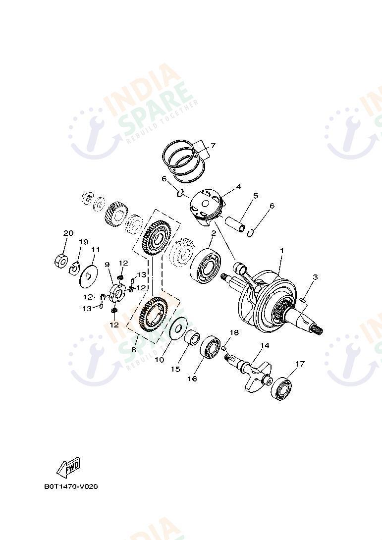 CRANKSHAFT & PISTON